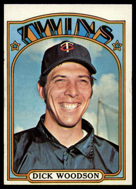 1972 Topps #634 Dick Woodson VG Minnesota Twins 