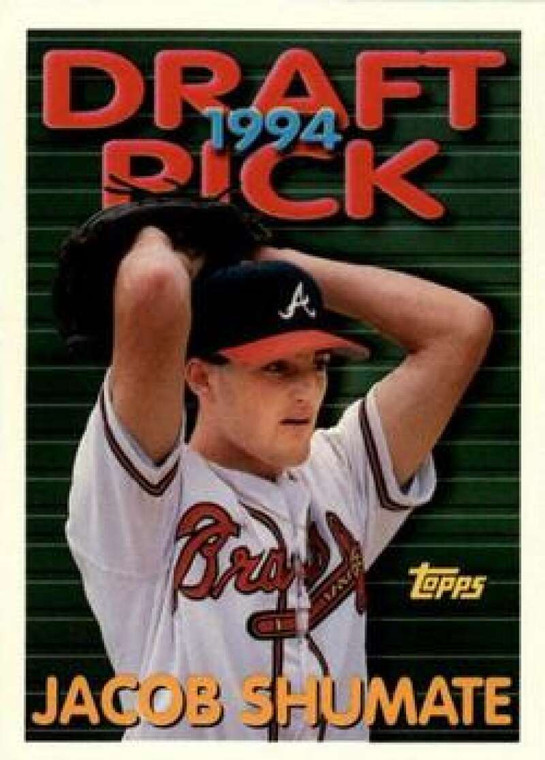 1994 Topps Traded #13T Jacob Shumate NM-MT  RC Rookie Atlanta Braves 