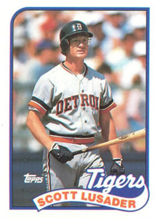 1989 Topps #487 Scott Lusader NM-MT Detroit Tigers 