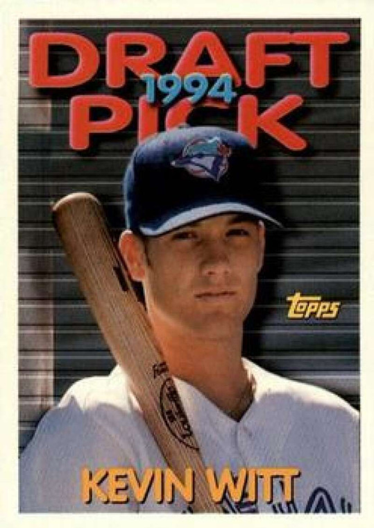 1994 Topps Traded #54T Kevin Witt NM-MT  RC Rookie Toronto Blue Jays 