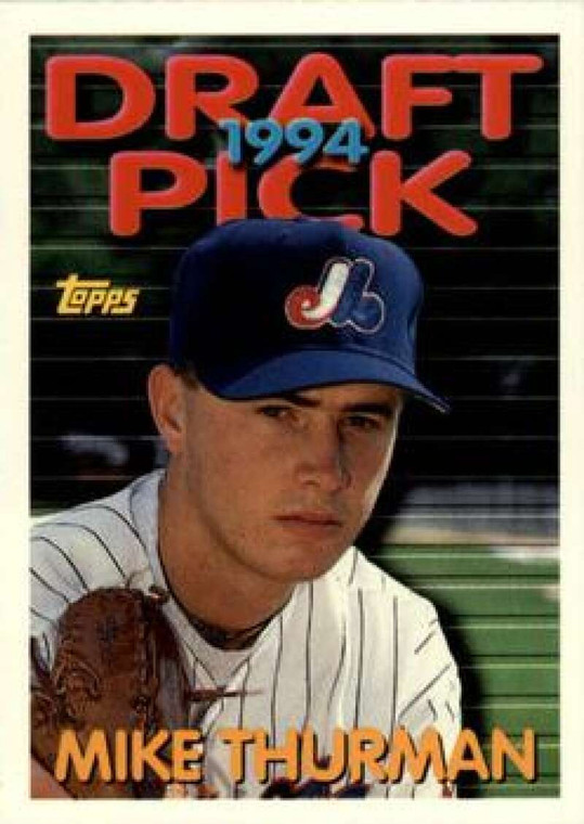 1994 Topps Traded #74T Mike Thurman NM-MT  RC Rookie Montreal Expos 