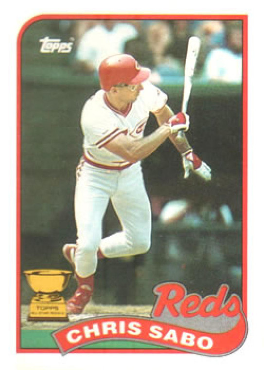 1989 Topps #490 Chris Sabo NM-MT RC Rookie Cincinnati Reds 