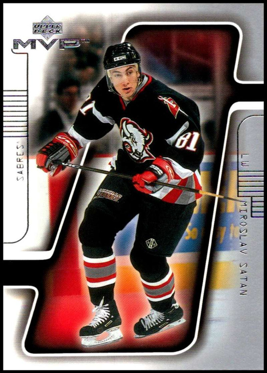 2001-02 Upper Deck MVP #23 Miroslav Satan NM-MT  Buffalo Sabres 