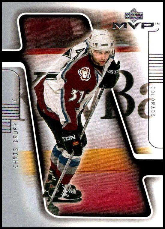 2001-02 Upper Deck MVP #46 Chris Drury NM-MT  Colorado Avalanche 