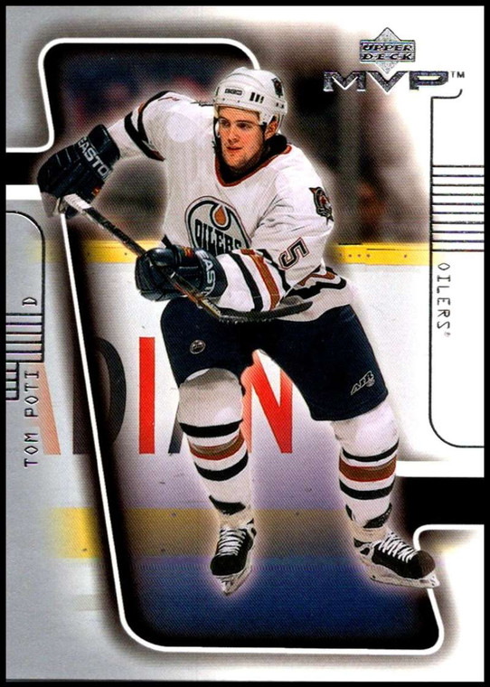 2001-02 Upper Deck MVP #74 Tom Poti NM-MT  Edmonton Oilers 