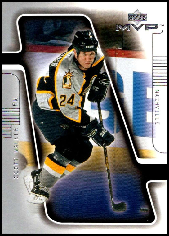 2001-02 Upper Deck MVP #108 Scott Walker NM-MT  Nashville Predators 