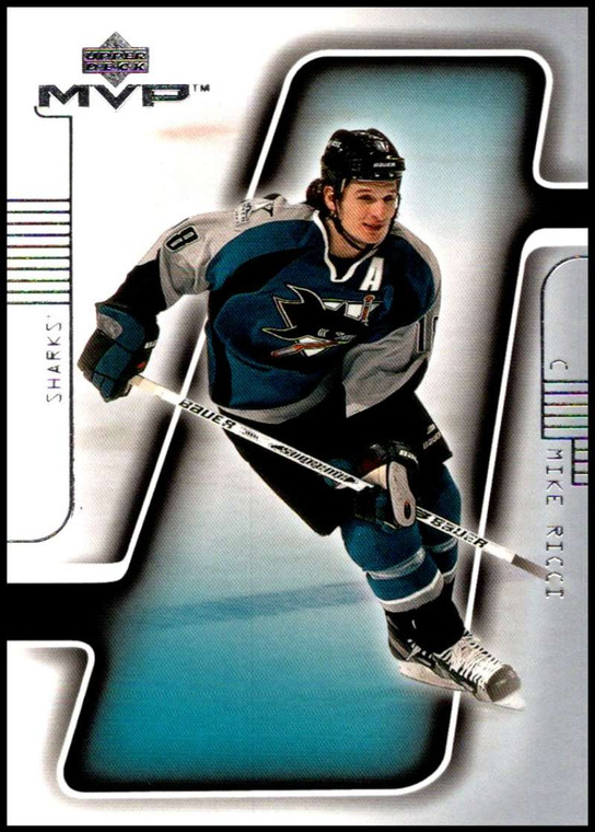 2001-02 Upper Deck MVP #161 Mike Ricci NM-MT  San Jose Sharks 