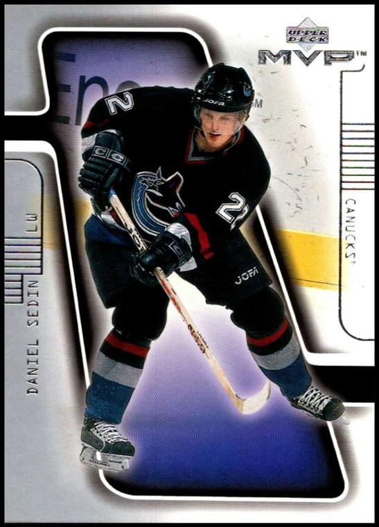 2001-02 Upper Deck MVP #182 Daniel Sedin NM-MT  Vancouver Canucks 