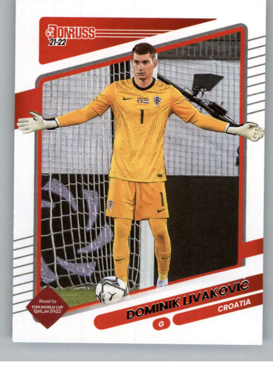 2021-22 Donruss Road to Qatar #38 Dominik Livakovic NM-MT Croatia 