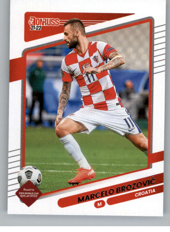 2021-22 Donruss Road to Qatar #43 Marcelo Brozovic NM-MT Croatia 