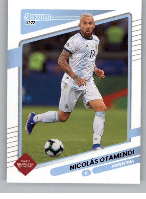 2021-22 Donruss Road to Qatar #2 Nicolas Otamendi NM-MT Argentina 