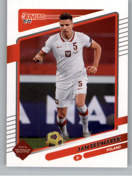 2021-22 Donruss Road to Qatar #110 Jan Bednarek NM-MT Poland 