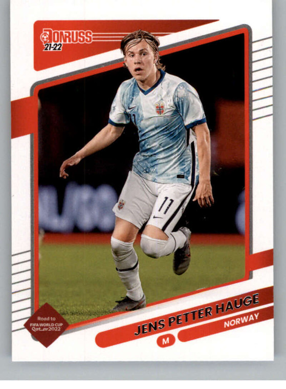 2021-22 Donruss Road to Qatar #104 Jens Petter Hauge NM-MT Norway 
