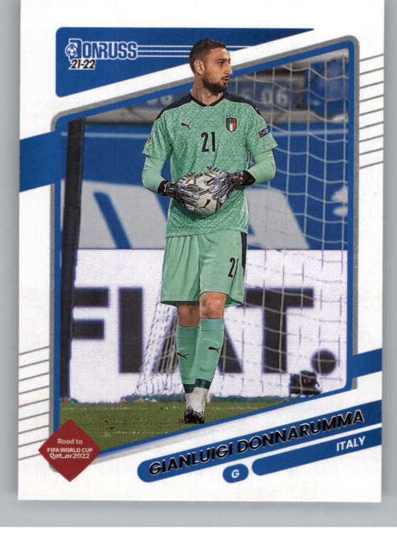 2021-22 Donruss Road to Qatar #77 Gianluigi Donnarumma NM-MT Italy 