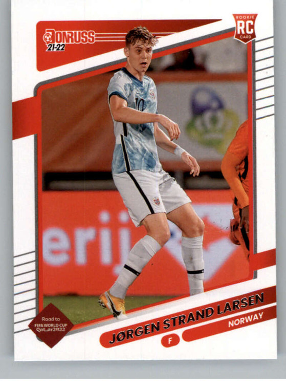 2021-22 Donruss Road to Qatar #106 Jorgen Strand Larsen NM-MT Norway 