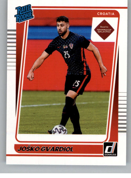 2021-22 Donruss Road to Qatar #185 Josko Gvardiol NM-MT RC Rookie Croatia 
