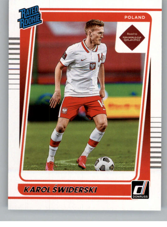 2021-22 Donruss Road to Qatar #188 Karol Swiderski NM-MT RC Rookie Poland 
