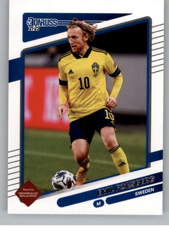 2021-22 Donruss Road to Qatar #158 Emil Forsberg NM-MT Sweden 