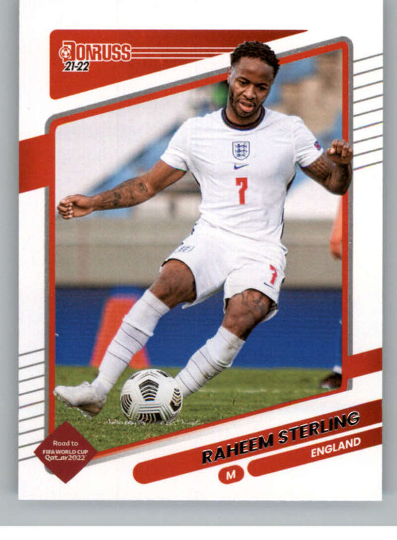 2021-22 Donruss Road to Qatar #47 Raheem Sterling NM-MT England 
