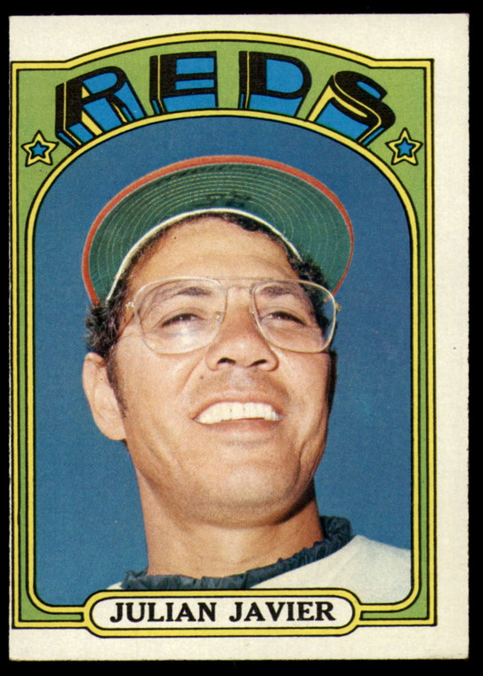 1972 Topps #745 Julian Javier VG Cincinnati Reds 
