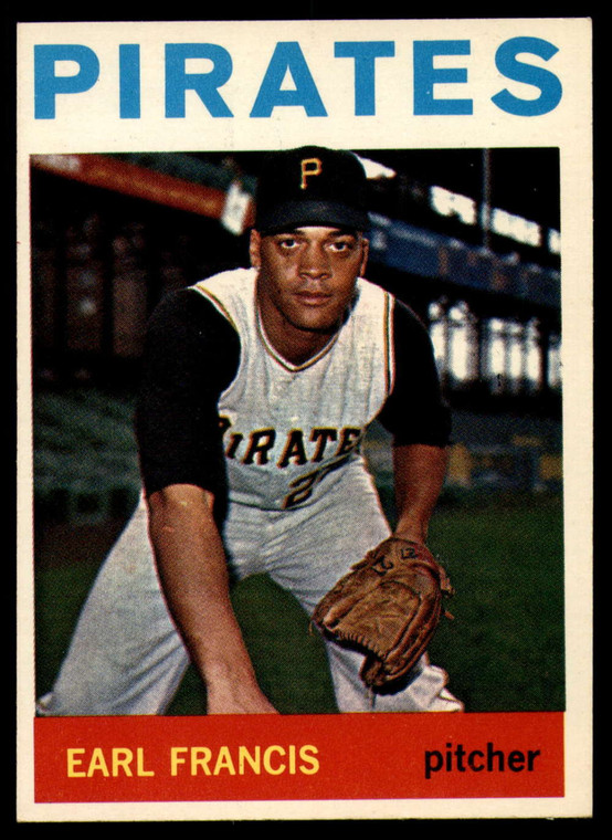 1964 Topps #117 Earl Francis VG Pittsburgh Pirates 