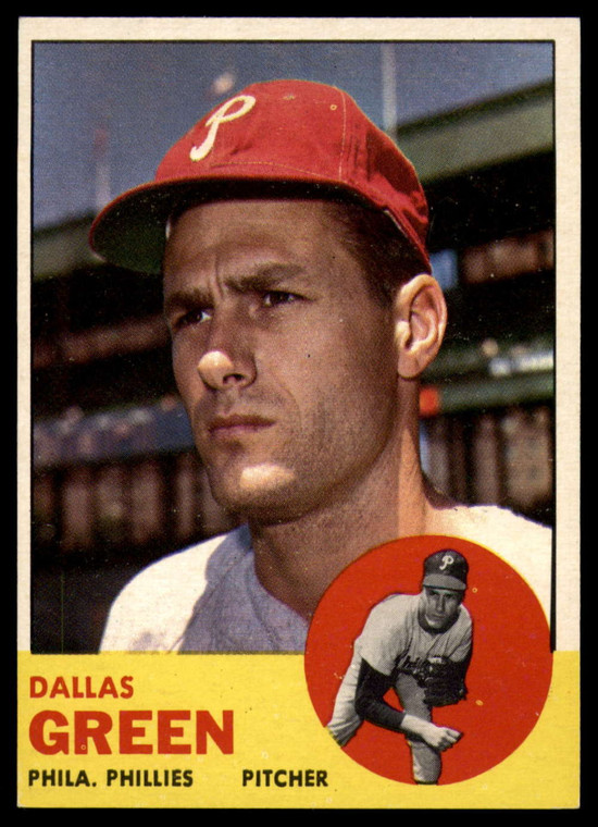 1963 Topps #91 Dallas Green VG Philadelphia Phillies 
