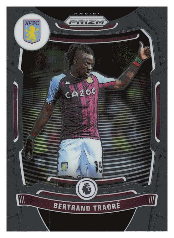 2021-22 Panini Prizm Premier League #132 Bertrand Traore NM-MT Aston Villa 