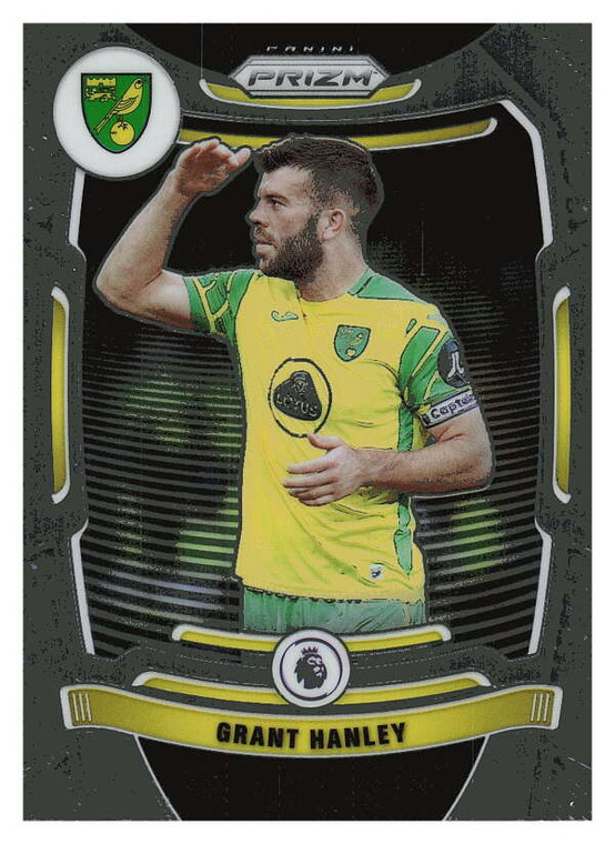 2021-22 Panini Prizm Premier League #168 Grant Hanley NM-MT Norwich City 