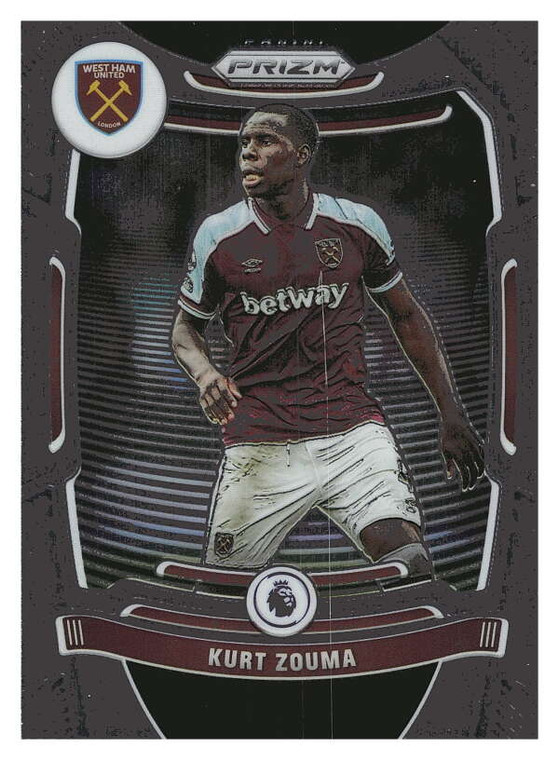 2021-22 Panini Prizm Premier League #230 Kurt Zouma NM-MT West Ham United 