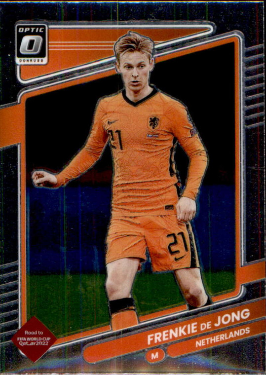 2021-22 Donruss Road to Qatar Optic #93 Frenkie de Jong NM-MT Netherlands 
