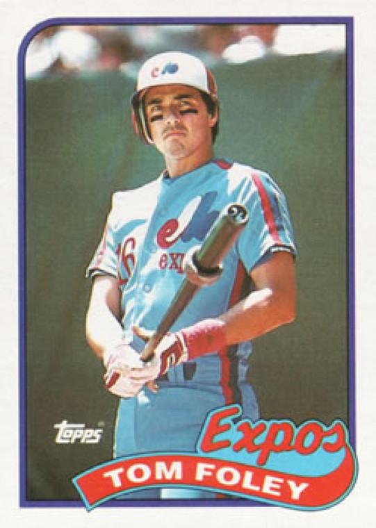 1989 Topps #529 Tom Foley NM-MT Montreal Expos 