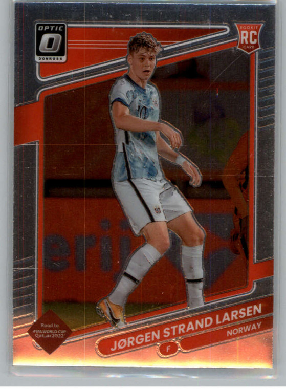2021-22 Donruss Road to Qatar Optic #106 Jorgen Strand Larsen NM-MT Norway 