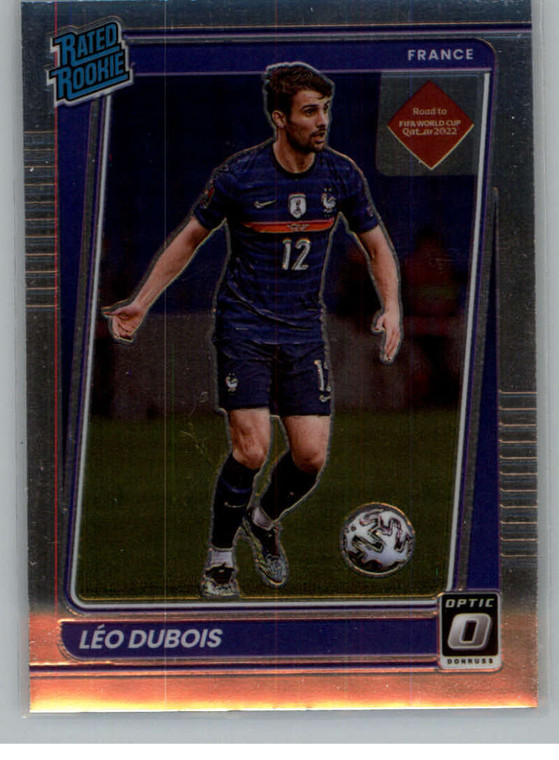 2021-22 Donruss Road to Qatar Optic #177 Leo Dubois NM-MT RC Rookie France 