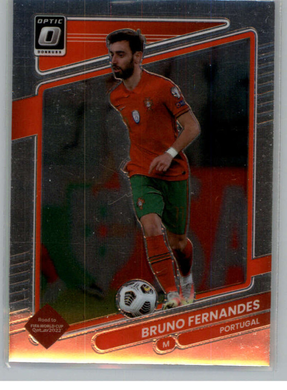 2021-22 Donruss Road to Qatar Optic #118 Bruno Fernandes NM-MT Portugal 