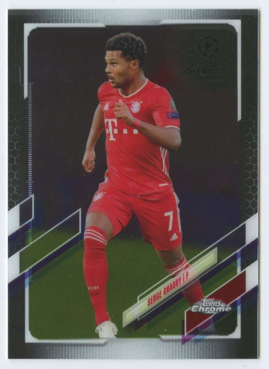 2020-21 Topps Chrome UEFA Champions League #72 Serge Gnabry NM-MT  FC Bayern Munchen 
