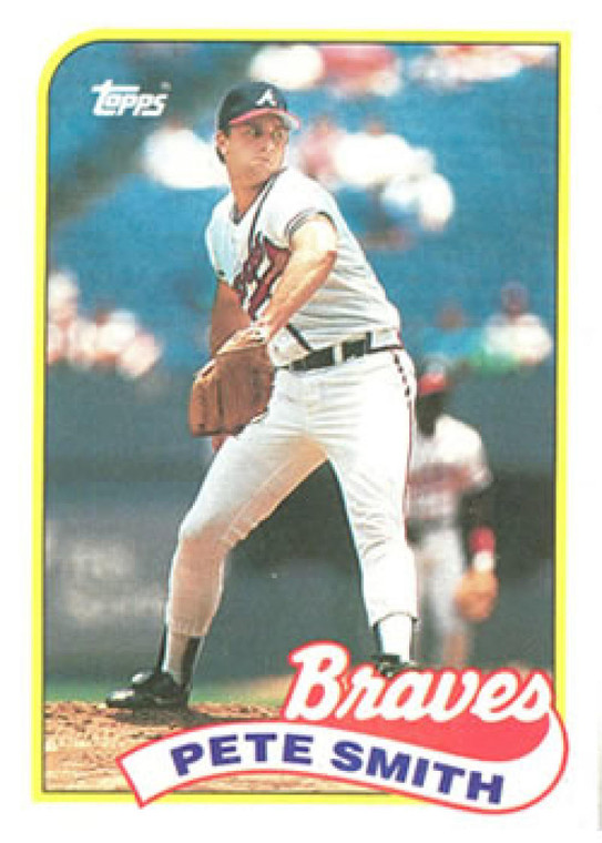 1989 Topps #537 Pete Smith NM-MT Atlanta Braves 