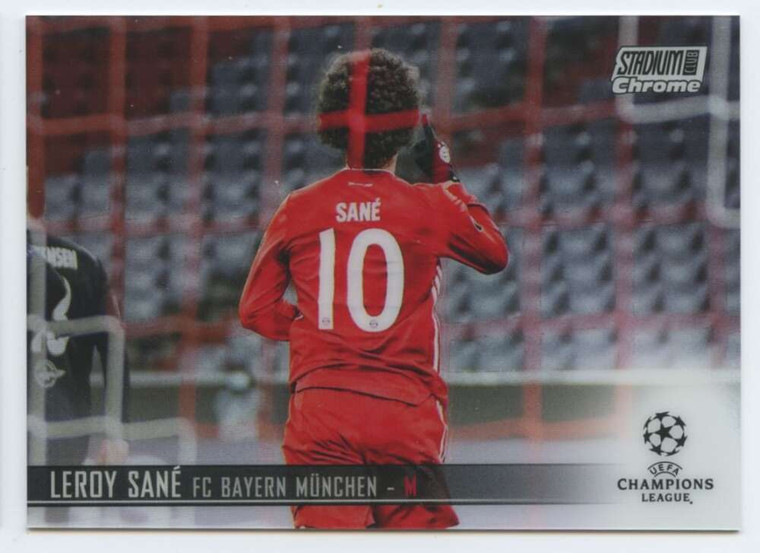 2020-21 Topps Stadium Club Chrome UEFA  Champions League #17 Leroy Sane NM-MT  FC Bayern Munchen 