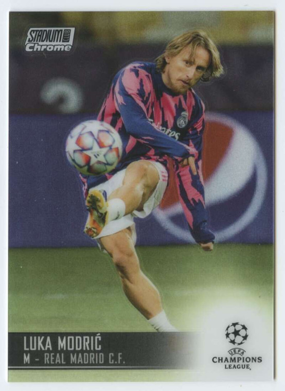 2020-21 Topps Stadium Club Chrome UEFA  Champions League #79 Luka Modric NM-MT  Real Madrid C.F. 