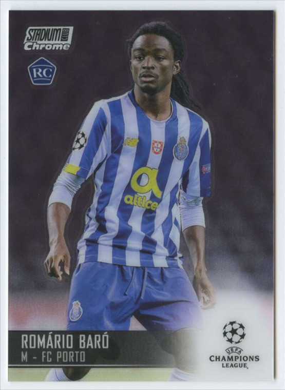 2020-21 Topps Stadium Club Chrome UEFA  Champions League #64 Romario Baro NM-MT  RC Rookie FC Porto 
