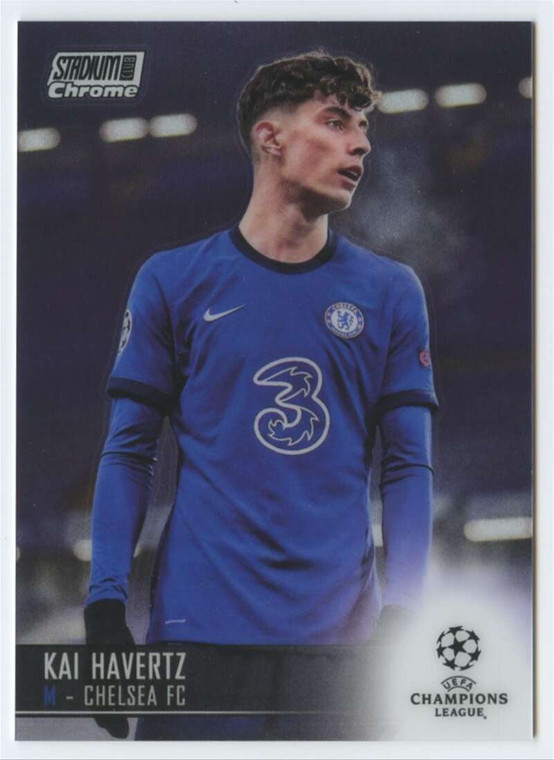 2020-21 Topps Stadium Club Chrome UEFA  Champions League #46 Kai Havertz NM-MT  Chelsea FC 