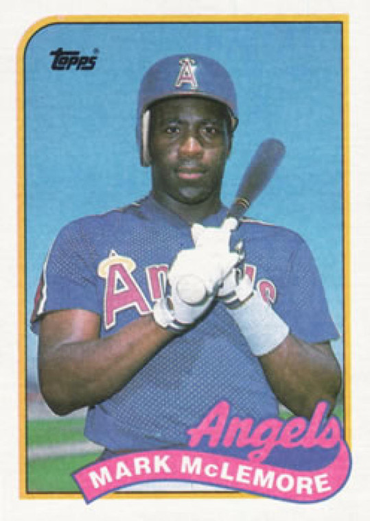 1989 Topps #547 Mark McLemore NM-MT California Angels 