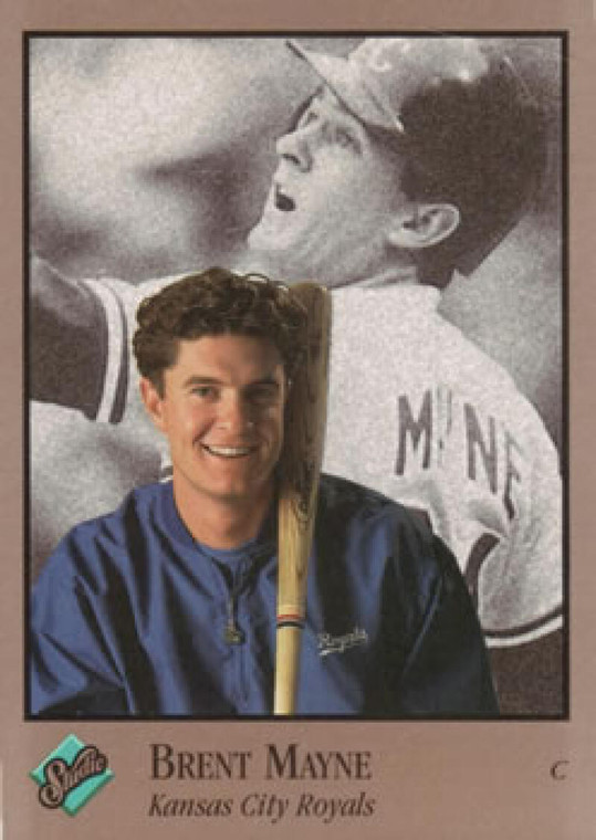 1992 Studio #186 Brent Mayne VG Kansas City Royals 