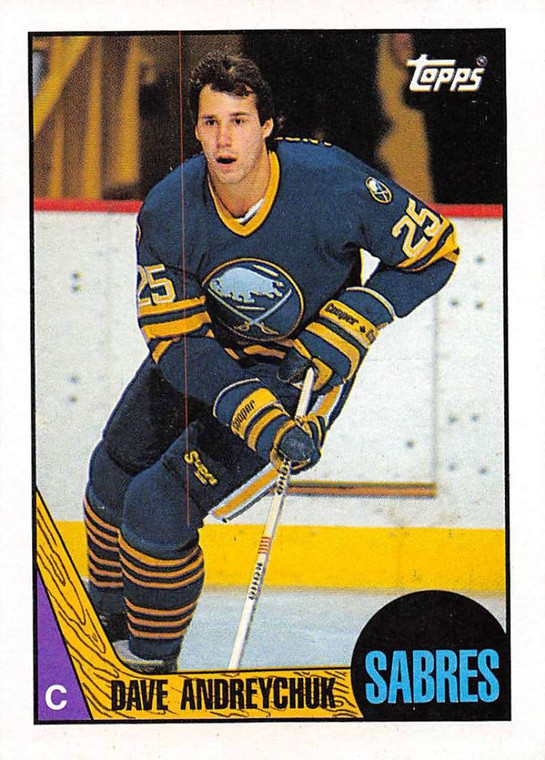 1987-88 Topps #3 Dave Andreychuk VG  Buffalo Sabres 