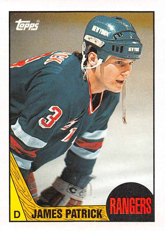 1987-88 Topps #18 James Patrick VG  New York Rangers 