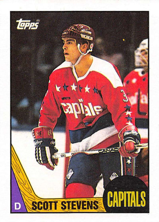 1987-88 Topps #25 Scott Stevens VG  Washington Capitals 