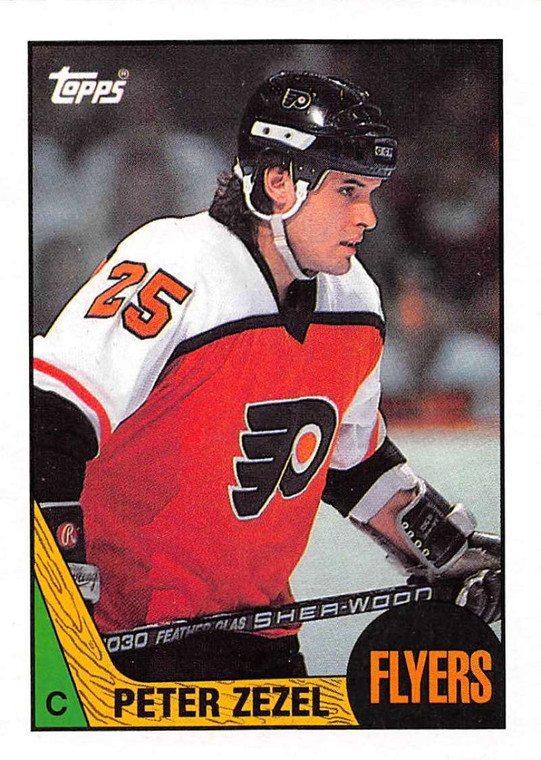 1987-88 Topps #71 Peter Zezel VG  Philadelphia Flyers 