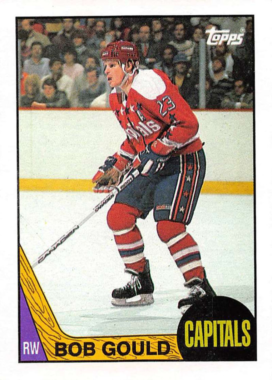 1987-88 Topps #55 Bob Gould VG  Washington Capitals 