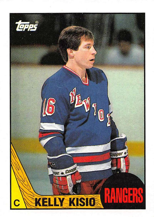 1987-88 Topps #76 Kelly Kisio VG  New York Rangers 