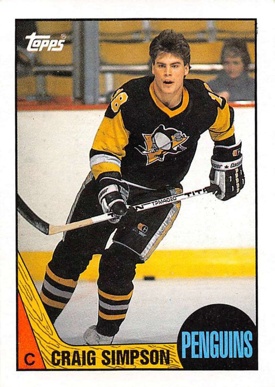 1987-88 Topps #80 Craig Simpson VG  RC Rookie 