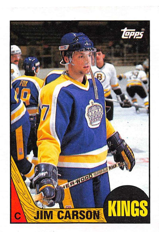 1987-88 Topps #92 Jimmy Carson VG  RC Rookie Los Angeles Kings 